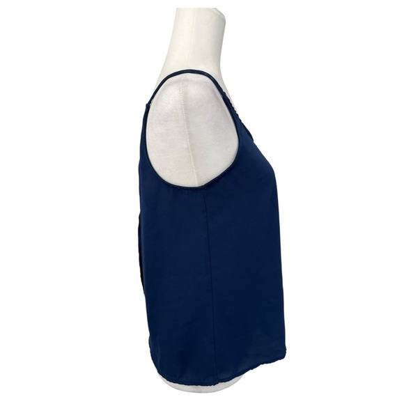 Jaime Navy Blue Sleeveless Tank - Picture 8 of 10